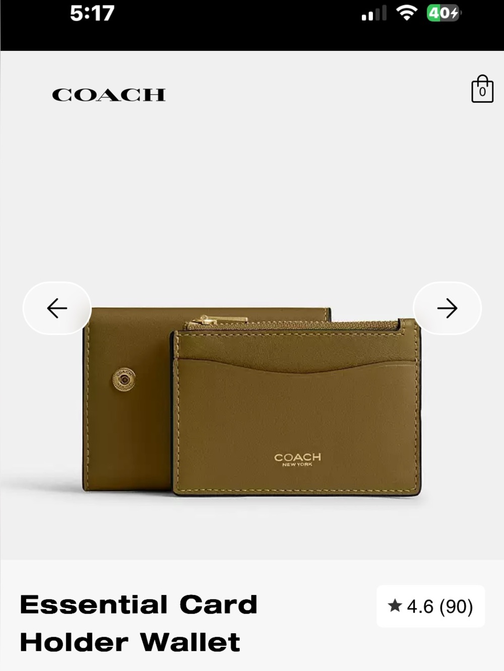 NWT COACH Signature wallet Card Holder